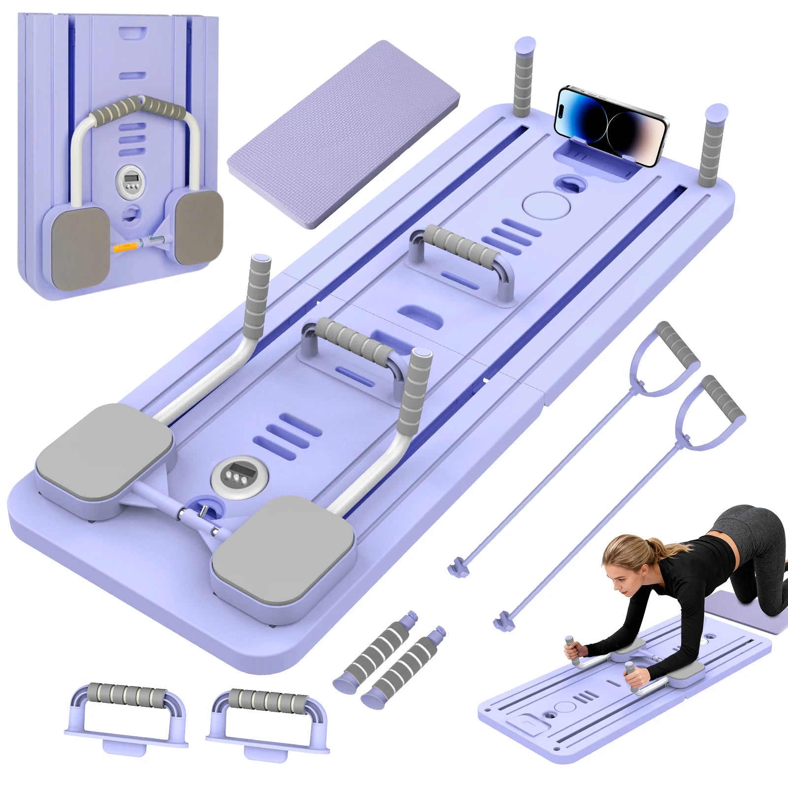 Movira Pilates Board – 5-in-1 Training für Zuhause | Klappbar